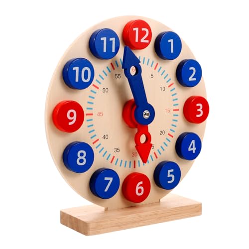 Toyvian 1 Satz Kreative Lernuhr für Holzspielzeug zur Zeitgestaltung Fördert Kognitive Fähigkeiten und Hand Auge Koordination Sicheres und Leichtes Material für Unterricht Toyvian 1 Satz Kreative Lernuhr für Holzspielzeug zur Zeitgestaltung Fördert Kognitive Fähigkeiten und Hand Auge Koordination Sicheres und Leichtes Material für Unterricht von Toyvian