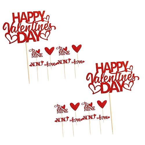 Toyvian 1 Satz Kucheneinsätze Zum Valentinstag Party Kuchendekorationen Cupcake-dekoration Zum Geburtstag Dekorative Cupcake-topper Kuchenverzierungen Papier Rot 50 Stück Toyvian 1 Satz Kucheneinsätze Zum Valentinstag Party Kuchendekorationen Cupcake-dekoration Zum Geburtstag Dekorative Cupcake-topper Kuchenverzierungen Papier Rot 50 Stück von Toyvian