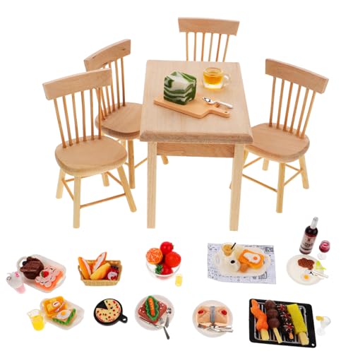 Toyvian 1 Satz Küchenzubehörspielzeug Möbel Miniatur Miniküche Mini-Tisch Essen Kochen Stuhl Puppenhaus-minitisch Puppenhaus-tischmodell Mini-stühle Puppenhaus-ministühle Harz Toyvian 1 Satz Küchenzubehörspielzeug Möbel Miniatur Miniküche Mini-Tisch Essen Kochen Stuhl Puppenhaus-minitisch Puppenhaus-tischmodell Mini-stühle Puppenhaus-ministühle Harz von Toyvian