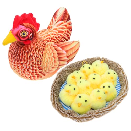 Toyvian Huhn Modell Tier Spielzeug Küken Henne Puppe Ostern Henne Und Küken Puppe Design Warme Und Ostern Toyvian Huhn Modell Tier Spielzeug Küken Henne Puppe Ostern Henne Und Küken Puppe Design Warme Und Ostern von Toyvian