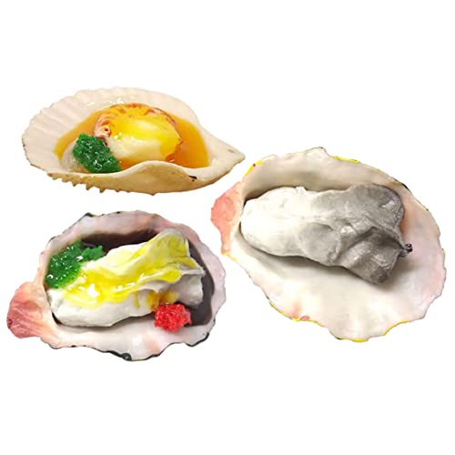 Toyvian Realistische PVC-meeresfrüchtemodelle Gefälschte Austern- Und Jakobsmuschel-Ornamente Für Restaurantdekoration Und Kinderspielzeug Toyvian Realistische PVC-meeresfrüchtemodelle Gefälschte Austern- Und Jakobsmuschel-Ornamente Für Restaurantdekoration Und Kinderspielzeug von Toyvian