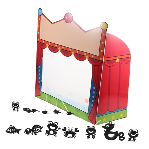 Toyvian 1 Satz Lehrmittel Für Die Schattenbühne Schattenpuppen-Set Schattenmarionette Theaterpuppe Schattenpuppentheater Papier von Toyvian