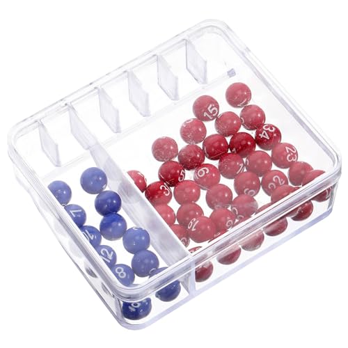 Toyvian 1 Satz -Simulator Anrufer Mini-lotteriemaschine Partyspielbälle Stundenspiel Bingo-kleckser Schmierer Zahlenbälle Glückskugelmaschine Lotterieball Kartenspiel Spiele Acryl Toyvian 1 Satz -Simulator Anrufer Mini-lotteriemaschine Partyspielbälle Stundenspiel Bingo-kleckser Schmierer Zahlenbälle Glückskugelmaschine Lotterieball Kartenspiel Spiele Acryl von Toyvian