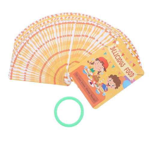 Toyvian 1 Satz Lustige Lernkarten kinderspielzeug Lebensmittel erkennen für Lebensmittel Lernkarten Kleinkinder Babys Kognitive Karten frühe Lernkarten Papier Yellow Toyvian 1 Satz Lustige Lernkarten kinderspielzeug Lebensmittel erkennen für Lebensmittel Lernkarten Kleinkinder Babys Kognitive Karten frühe Lernkarten Papier Yellow von Toyvian