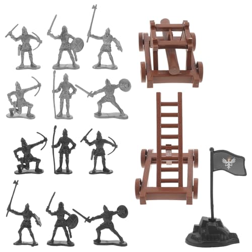 Toyvian Miniatur-menschenfiguren Tischsoldatenmodelle 1 Satz Detaillierter Soldatenmodellsätze Aus Dem Mittelalter von Toyvian