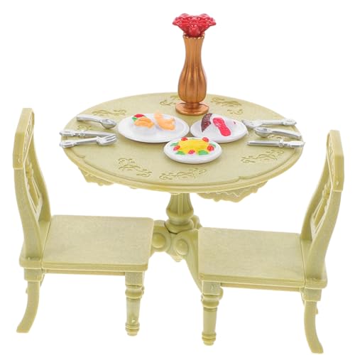 Toyvian 1 Satz Mini-Doppeltisch und Stuhl Puppe Möbel Miniatur Dollhouse Accessories Dollhouse zubehör Kleine Plastiktische und Stühle Mini-Stühle Mini-Plastikstühle Abs Green Toyvian 1 Satz Mini-Doppeltisch und Stuhl Puppe Möbel Miniatur Dollhouse Accessories Dollhouse zubehör Kleine Plastiktische und Stühle Mini-Stühle Mini-Plastikstühle Abs Green von Toyvian
