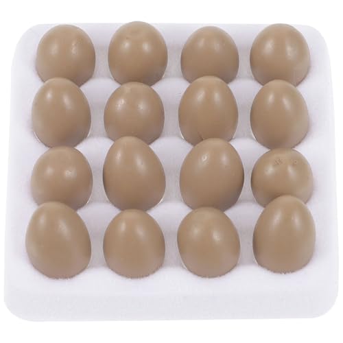 Toyvian 1 Set Mini-simulationseier Miniatur-Fake-Eier Für Puppenhaus Kleiner Dekoratives Mini-tablett Toyvian 1 Set Mini-simulationseier Miniatur-Fake-Eier Für Puppenhaus Kleiner Dekoratives Mini-tablett von Toyvian