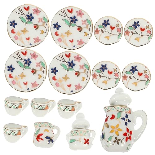 Toyvian 1satz Miniatur Tee-Service Set Teiliges Porzellan Geschirr Für Puppenhaus Buntes Chinesisches Design Zubehör Für Puppenhaus Und Rollenspiele Toyvian 1satz Miniatur Tee-Service Set Teiliges Porzellan Geschirr Für Puppenhaus Buntes Chinesisches Design Zubehör Für Puppenhaus Und Rollenspiele von Toyvian