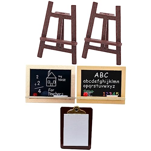 Toyvian 1 Satz Mini Staffelei Ornament Figuren Staffelei Stehen Modell Puppenhausmöbel Dekoration holzdeko staffelei klein Kreidetafel für Mini-Malbrett aus Holz Toyvian 1 Satz Mini Staffelei Ornament Figuren Staffelei Stehen Modell Puppenhausmöbel Dekoration holzdeko staffelei klein Kreidetafel für Mini-Malbrett aus Holz von Toyvian