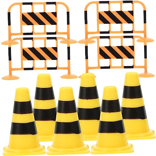 Toyvian 1 Satz Mini Verkehrskegel mit Lernspielzeug für Verkehrssicherheit Gelbe und Orangefarbene Absperrungen für Kreatives und Verkehrswissen Toyvian 1 Satz Mini Verkehrskegel mit Lernspielzeug für Verkehrssicherheit Gelbe und Orangefarbene Absperrungen für Kreatives und Verkehrswissen von Toyvian