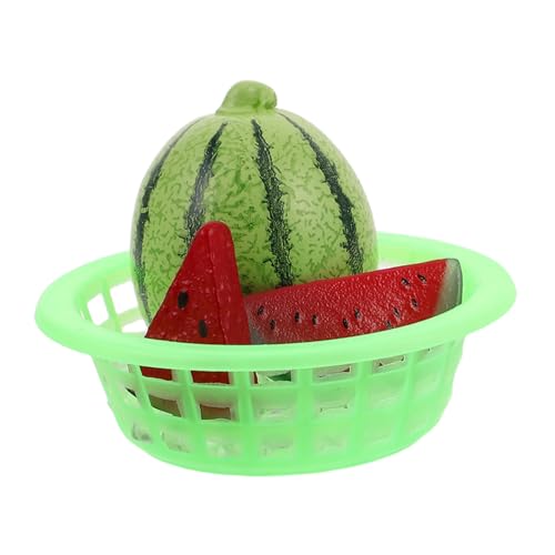 Toyvian 1er Set Miniatur Eiskalte Wassermelone Lebensechte Kunstfrucht Für Puppenhaus & Fotografie Toyvian 1er Set Miniatur Eiskalte Wassermelone Lebensechte Kunstfrucht Für Puppenhaus & Fotografie von Toyvian