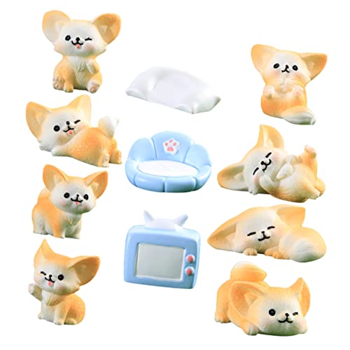Toyvian 1satz Mini Fox Figuren Niedliche Ohr Resin Dekoration Für Bonsai Und Mikrolandschaften Für Garten Und Tisch Dekoration Toyvian 1satz Mini Fox Figuren Niedliche Ohr Resin Dekoration Für Bonsai Und Mikrolandschaften Für Garten Und Tisch Dekoration von Toyvian