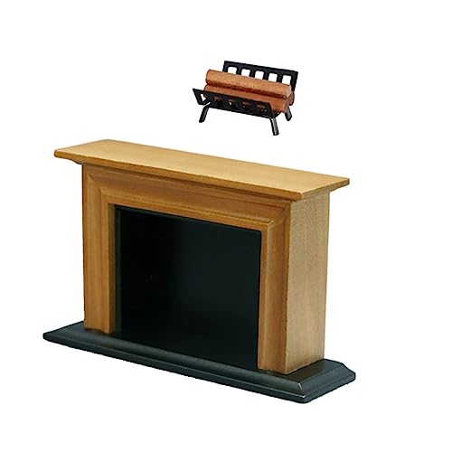 Toyvian 1 Satz Mini-kaminstapel Mini-brennholzstapel Spielhausmöbel Brennholzstapel-Modell Mini- Miniaturen Mikrokamin-Modell Brennholzstapel Der Mikroszene Möbelmodell von Toyvian