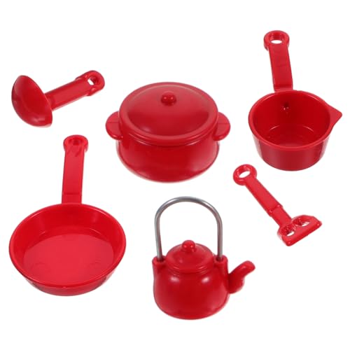 Toyvian 1 Satz Mini-küchenutensil Mini-küchenzubehör Miniatur-Requisite Mini-küchengeschirr Mini-küchenrequisite Miniatur-küchengeschirr Mini-hausverzierung Küchenspielzeug Rot Plastik Toyvian 1 Satz Mini-küchenutensil Mini-küchenzubehör Miniatur-Requisite Mini-küchengeschirr Mini-küchenrequisite Miniatur-küchengeschirr Mini-hausverzierung Küchenspielzeug Rot Plastik von Toyvian