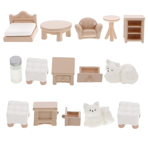Toyvian 1 Satz Mini-möbelspielzeug Puppe Dinge Bausätze Miniatur Klein Bausatz Zubehör Dollhouse Decor Harz Toyvian 1 Satz Mini-möbelspielzeug Puppe Dinge Bausätze Miniatur Klein Bausatz Zubehör Dollhouse Decor Harz von Toyvian