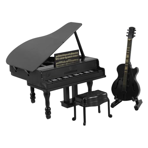 Toyvian Authentische Miniatur-Gitarren- Und Klavierfiguren Für Puppenhaus-Dekoration Und Sammlerstücke Toyvian Authentische Miniatur-Gitarren- Und Klavierfiguren Für Puppenhaus-Dekoration Und Sammlerstücke von Toyvian