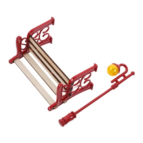 Toyvian 1 Satz Miniatur-Parkmöbel kinderspielzeug Dollhouse Dekoration Mikro Landschaft Dekoration puppenhaus deko Mini-Hausdekoration Parkbank-Modell Zinklegierung rot Toyvian 1 Satz Miniatur-Parkmöbel kinderspielzeug Dollhouse Dekoration Mikro Landschaft Dekoration puppenhaus deko Mini-Hausdekoration Parkbank-Modell Zinklegierung rot von Toyvian