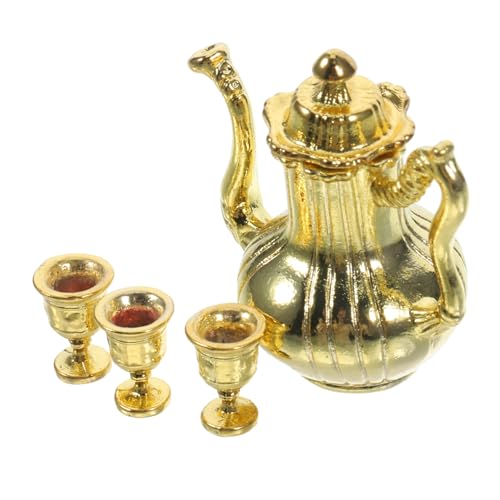 Toyvian 1 Satz Miniatur- Puppe teekessel Retro Dollhouse Accessories Miniaturgeschirr Dollhouse zubehör Geschirrset Mini-Teetasse küche spielset Teezubehör Eisen Silver Toyvian 1 Satz Miniatur- Puppe teekessel Retro Dollhouse Accessories Miniaturgeschirr Dollhouse zubehör Geschirrset Mini-Teetasse küche spielset Teezubehör Eisen Silver von Toyvian
