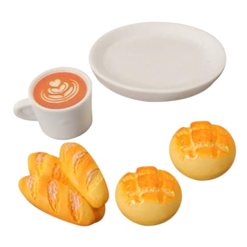Toyvian 1 Satz Miniatur-essensdekoration Miniatur -küchenzubehör Stellen Sie Sich Vor, Sie Bäckerei Miniatur-puppenhauszubehör Winzige Essensspielzeuge Mini-puppenhauszubehör Harz von Toyvian