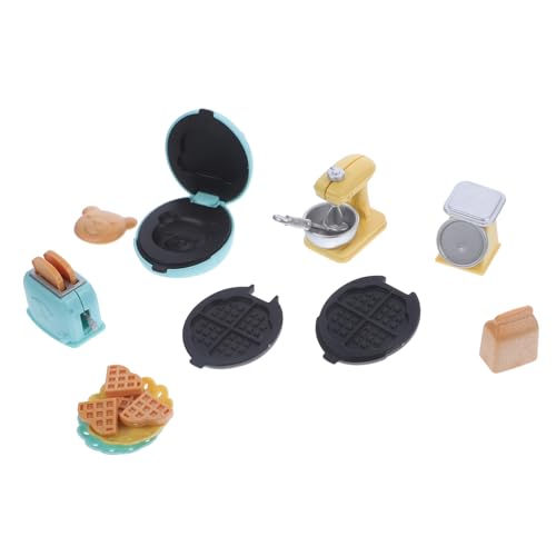 Toyvian Puppenhaus-Miniatur Miniatur-Modell Miniatur-Puppe Mini-Toaster Für Puppenhaus Miniatur-puppenhaus Miniatur-küche Puppenhaus-zubehör von Toyvian