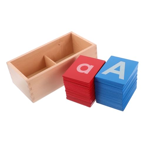 Toyvian 1 Satz Montessori Lehrmittel Werkzeug Montessori-Lernspielzeug Holzbuchstaben für Montessori-Vorschulmaterialien Lernen Karten Toyvian 1 Satz Montessori Lehrmittel Werkzeug Montessori-Lernspielzeug Holzbuchstaben für Montessori-Vorschulmaterialien Lernen Karten von Toyvian