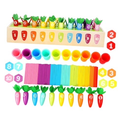 Toyvian 1 Satz Montessori Lehrmittel lernspiel für Kreatives gedächtnistraining Toys interessantes Lernspielzeug Holzkinder hölzern Colorful Toyvian 1 Satz Montessori Lehrmittel lernspiel für Kreatives gedächtnistraining Toys interessantes Lernspielzeug Holzkinder hölzern Colorful von Toyvian