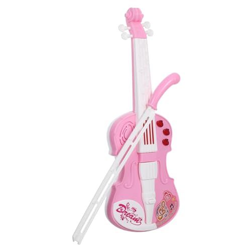 Toyvian 1 Satz Musikinstrument mit Licht und Violine für Kleinkinder Realistische Klänge für Frühkindliche Musikausbildung von Toyvian