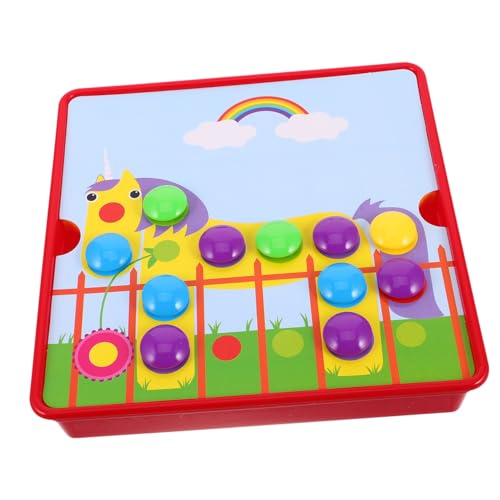 Toyvian Pilz-steckbrett-Spielzeug Passendes Puzzlespiel Lernspielzeug Für Kinder Basteln Für Kleinkinder Knopfkunst Geschicklichkeitsspiel-Spielzeug Für Jungen Und Mädchen Toyvian Pilz-steckbrett-Spielzeug Passendes Puzzlespiel Lernspielzeug Für Kinder Basteln Für Kleinkinder Knopfkunst Geschicklichkeitsspiel-Spielzeug Für Jungen Und Mädchen von Toyvian