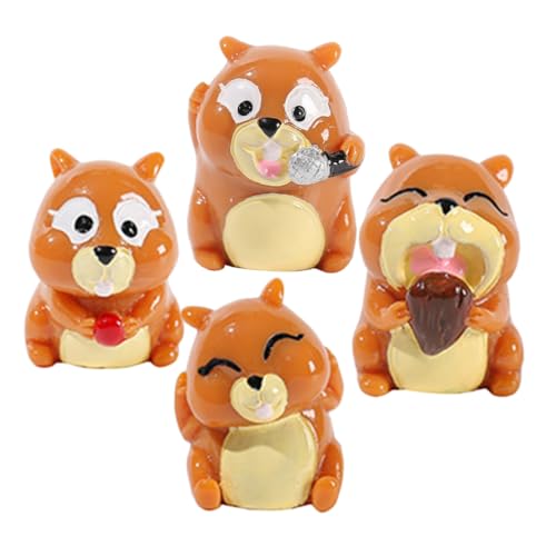 Toyvian 1 Satz Niedliche Squirrel Miniaturfiguren Resin Tierische Dekoration Für Miniaturgärten Puppenhäuser Und Auto Accessoires Lebendige Cartoon Ornamente 4 Stück Toyvian 1 Satz Niedliche Squirrel Miniaturfiguren Resin Tierische Dekoration Für Miniaturgärten Puppenhäuser Und Auto Accessoires Lebendige Cartoon Ornamente 4 Stück von Toyvian