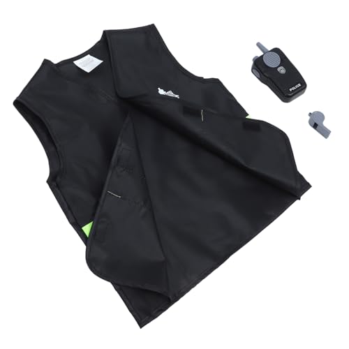 Toyvian 1 Satz Polizeianzug rollenspiel Kostümset klamotten Anziehkleidung für kleine Mädchen verkleiden sich zum Polizeikostüm für Stoff Black Toyvian 1 Satz Polizeianzug rollenspiel Kostümset klamotten Anziehkleidung für kleine Mädchen verkleiden sich zum Polizeikostüm für Stoff Black von Toyvian
