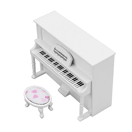Toyvian 1 Satz Puppenhaus-Klavier hühner Piano geschebke Miniklavier Ornamente Miniatur-Klaviermodell Klavier Modell Kunstschmuck filigranes Klaviermodell Birke Weiß Toyvian 1 Satz Puppenhaus-Klavier hühner Piano geschebke Miniklavier Ornamente Miniatur-Klaviermodell Klavier Modell Kunstschmuck filigranes Klaviermodell Birke Weiß von Toyvian