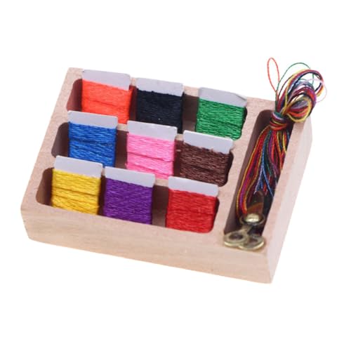 Toyvian Realistische Mini-nähkästchen Puppenhaus Miniatur Nähwerkzeug Spielzeug Robust Jungen Und Mädchen Toyvian Realistische Mini-nähkästchen Puppenhaus Miniatur Nähwerkzeug Spielzeug Robust Jungen Und Mädchen von Toyvian