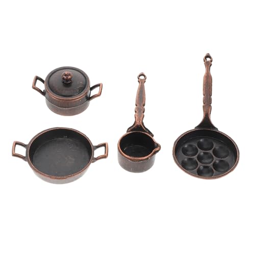Toyvian Mini-puppenhaus-küchengeschirr-Set Aus Metalltöpfen Und Pfannen Miniatur-küchenzubehör Für Das Puppenhaus Dinge Zum Spielen Toyvian Mini-puppenhaus-küchengeschirr-Set Aus Metalltöpfen Und Pfannen Miniatur-küchenzubehör Für Das Puppenhaus Dinge Zum Spielen von Toyvian
