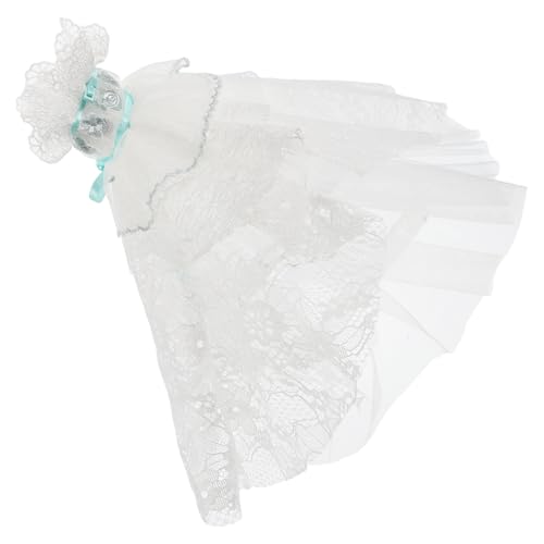 Toyvian Winziges Elegantes Hochzeitskleid Für Puppen. Wiederverwendbares Kleid Als Ersatz Mit High Heels Für Puppen. von Toyvian