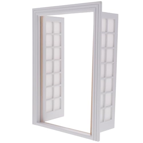 Toyvian 1 Satz Puppenstubentüren Und -Fenster Puppenmöbel Mini- -miniaturtür Dekorative Minitür Mini-hausbedarf Simulation Türmodell Winziges Haustürmodell Mini-hausschmuck Holz Weiß Toyvian 1 Satz Puppenstubentüren Und -Fenster Puppenmöbel Mini- -miniaturtür Dekorative Minitür Mini-hausbedarf Simulation Türmodell Winziges Haustürmodell Mini-hausschmuck Holz Weiß von Toyvian