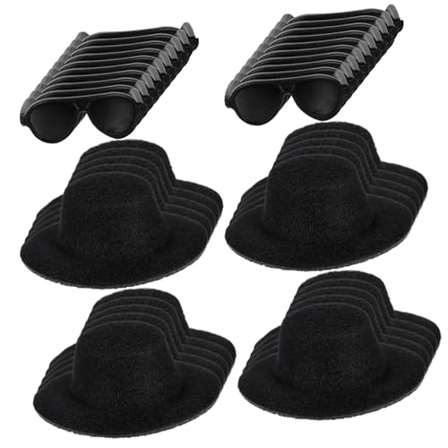 Toyvian 1 Satz Puppenzubehör Puppenhaar-Accessoires basteln Puppenhaus Mini-Sonnenbrille zum Basteln Kinderkleider kinderkleidung kleine Hüte formelle Hutstütze Stoff Black Toyvian 1 Satz Puppenzubehör Puppenhaar-Accessoires basteln Puppenhaus Mini-Sonnenbrille zum Basteln Kinderkleider kinderkleidung kleine Hüte formelle Hutstütze Stoff Black von Toyvian