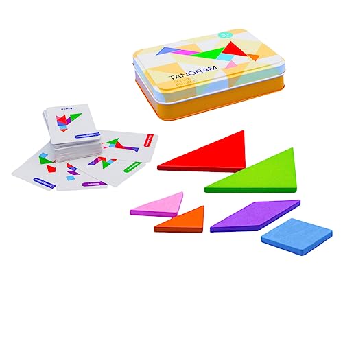 Toyvian 1 Satz Puzzle- Aus Holz Für Spiel -Tangram-Puzzle Tangram- Frühes Lernen Bunt Hölzern Toyvian 1 Satz Puzzle- Aus Holz Für Spiel -Tangram-Puzzle Tangram- Frühes Lernen Bunt Hölzern von Toyvian