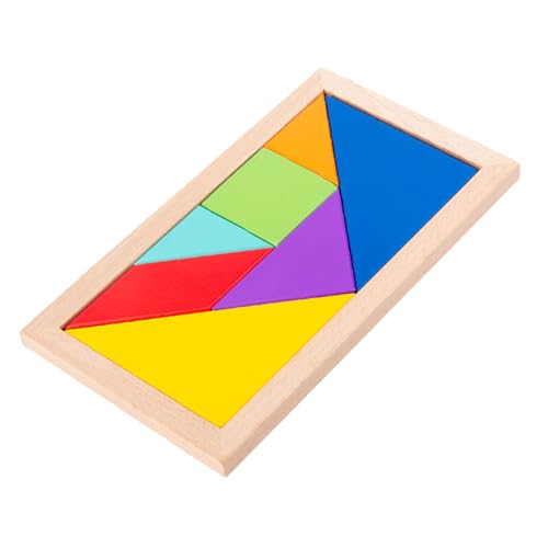 Toyvian 1 Satz Puzzle- Aus Holz Kinderspielzeug Aus Holz Puzzlespielzeug Puzzle- Für Holzpuzzle Für Colorful Bambus von Toyvian