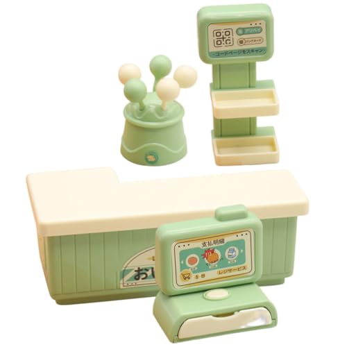 Toyvian 1 Satz Kassenmodell Kinderspielzeug Spielspielzeug aufbewahren Kasse aus Kunststoff Spielzeug für Kleinkinder Spielzeuge Kinderkasse simulierte Registrierkasse Mini Requisiten von Toyvian