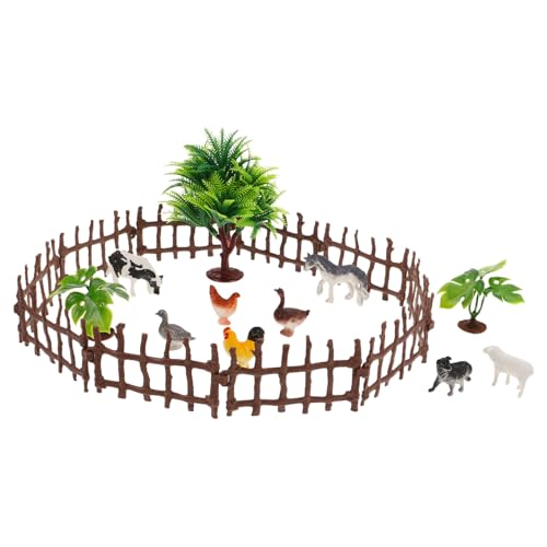 Toyvian 1 Satz Realistic Farm Scene Modelle mit Miniatur Tieren und Zubehör für Interaktives Spiel Bildung und Dekoration Teiliges Set für Kreative Farm Aktivitäten Toyvian 1 Satz Realistic Farm Scene Modelle mit Miniatur Tieren und Zubehör für Interaktives Spiel Bildung und Dekoration Teiliges Set für Kreative Farm Aktivitäten von Toyvian