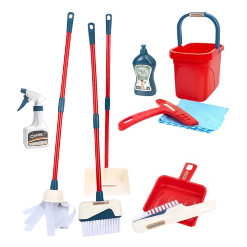 Toyvian 1 Satz Realistisches für Haushaltspflege mit Mop Besen Kehrschaufel Eimer und Mehr Interaktives Lernspielzeug für Kleinkinder Toyvian 1 Satz Realistisches für Haushaltspflege mit Mop Besen Kehrschaufel Eimer und Mehr Interaktives Lernspielzeug für Kleinkinder von Toyvian