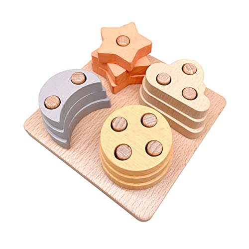 Toyvian 1 Satz Reihe von Spalten für kinderspielzeug spielsachen Toys holzspielzeug Kid Toys formsortierer Stapelblöcke stapeln hölzern Toyvian 1 Satz Reihe von Spalten für kinderspielzeug spielsachen Toys holzspielzeug Kid Toys formsortierer Stapelblöcke stapeln hölzern von Toyvian