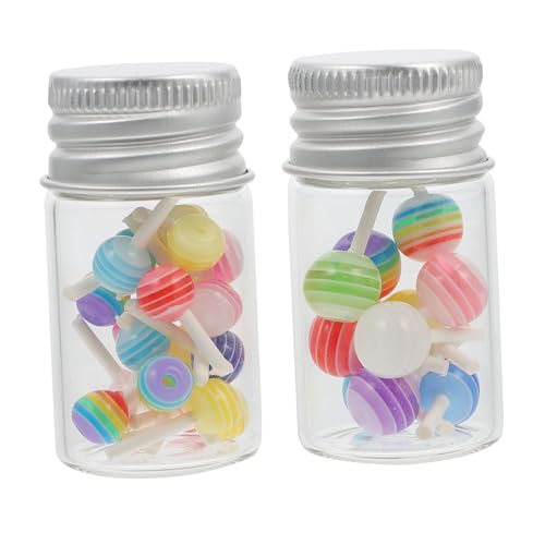 Toyvian Lollipop-dekorationsset Miniatur-Lollipops Für Puppendekoration Mini-Lollipops Spielzeug-vorratsgläser Für Mini- Toyvian Lollipop-dekorationsset Miniatur-Lollipops Für Puppendekoration Mini-Lollipops Spielzeug-vorratsgläser Für Mini- von Toyvian