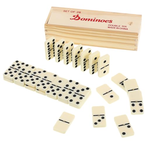 Toyvian 1 Satz Satz Domino Brettspiele Spiele Spiele Tischspiele Partyspiele Familienspielversorgung Tabletop-Spiele Spiele für Erwachsene von Toyvian