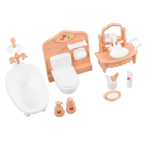 Toyvian 1 Satz Satz Mini-Möbel Badezimmer deko Badezimmer Set mini badewanne kreatives Badezimmer zubehör Miniatur-Badzubehörset Miniatur-Requisiten, Badezimmer-Miniatur pp Toyvian 1 Satz Satz Mini-Möbel Badezimmer deko Badezimmer Set mini badewanne kreatives Badezimmer zubehör Miniatur-Badzubehörset Miniatur-Requisiten, Badezimmer-Miniatur pp von Toyvian