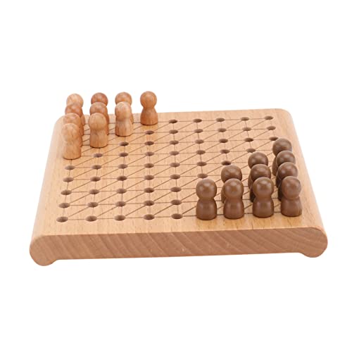 Toyvian 1 Satz Schachspiel Zeug Schachspiel Springen Chinesisches Dame-spielbrett Logisches Spielzeug Chinesisches Damespiel Chinesische Checker-pegs Spielset Aus Holz Kind Hölzern Puzzle Toyvian 1 Satz Schachspiel Zeug Schachspiel Springen Chinesisches Dame-spielbrett Logisches Spielzeug Chinesisches Damespiel Chinesische Checker-pegs Spielset Aus Holz Kind Hölzern Puzzle von Toyvian