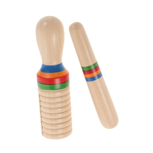 Toyvian Pädagogisches Musikspielzeug Für Jungen Und Mädchen Einfädiges Schlaginstrument Klangrohrspielzeug Aus Holz Toyvian Pädagogisches Musikspielzeug Für Jungen Und Mädchen Einfädiges Schlaginstrument Klangrohrspielzeug Aus Holz von Toyvian