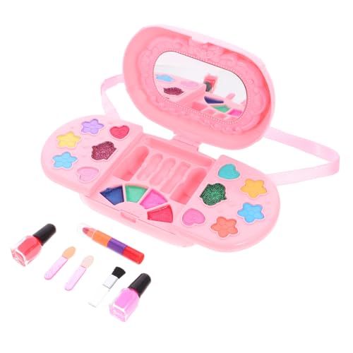 Toyvian 1 Satz Schminkspielzeug Für Kindergeburtstagsgeschenk Für Mädchen Make-up- Vortäuschen Mädchen Kinderkosmetikset Für Mädchen Make -up -kit Plastik von Toyvian