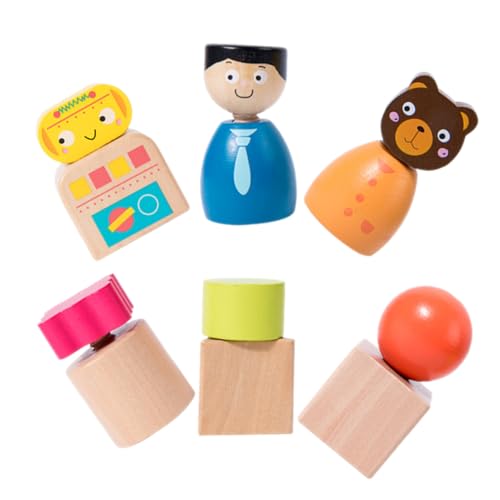 Toyvian 1 Satz Schraube entwicklung kindliche entwicklung Lernspiel Educational Toys Kinderhandwerk Kinderversorgung für Kinderaccessoire Planke hölzern von Toyvian