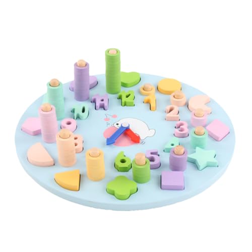 Toyvian 1 Satz Shape-to-Board-Uhr Gedächtnistrainingsspielzeug Kinderpuzzle Interessantes Kinderspielzeug Pädagogisches Für Kinderspielzeug Aus Holz Blue Hölzern Toyvian 1 Satz Shape-to-Board-Uhr Gedächtnistrainingsspielzeug Kinderpuzzle Interessantes Kinderspielzeug Pädagogisches Für Kinderspielzeug Aus Holz Blue Hölzern von Toyvian